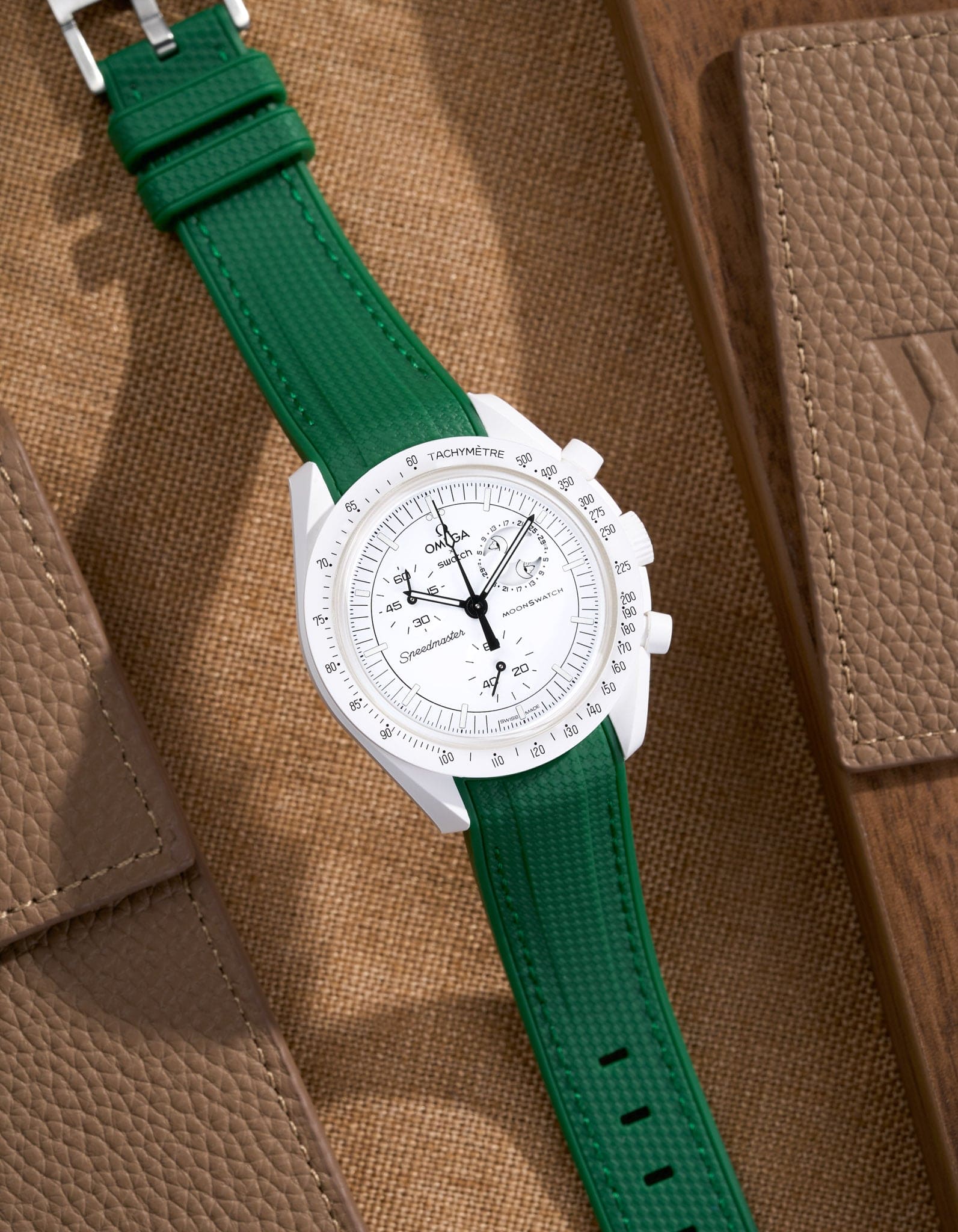 MoonSwatch Mission to the Moon Phase (Rubber Strap) - OM Luxury
