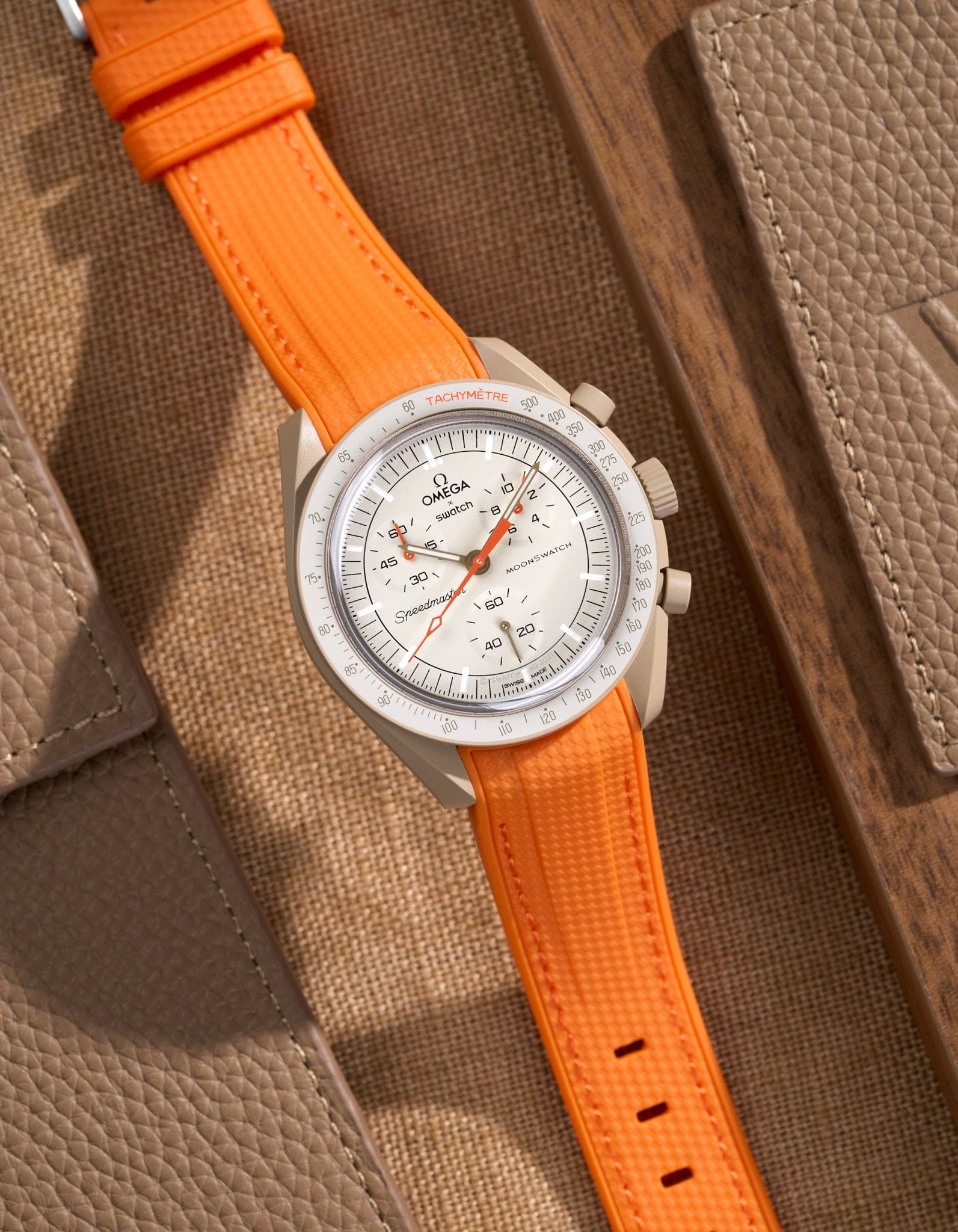 MoonSwatch Mission to Jupiter (Rubber Strap) - OM Luxury